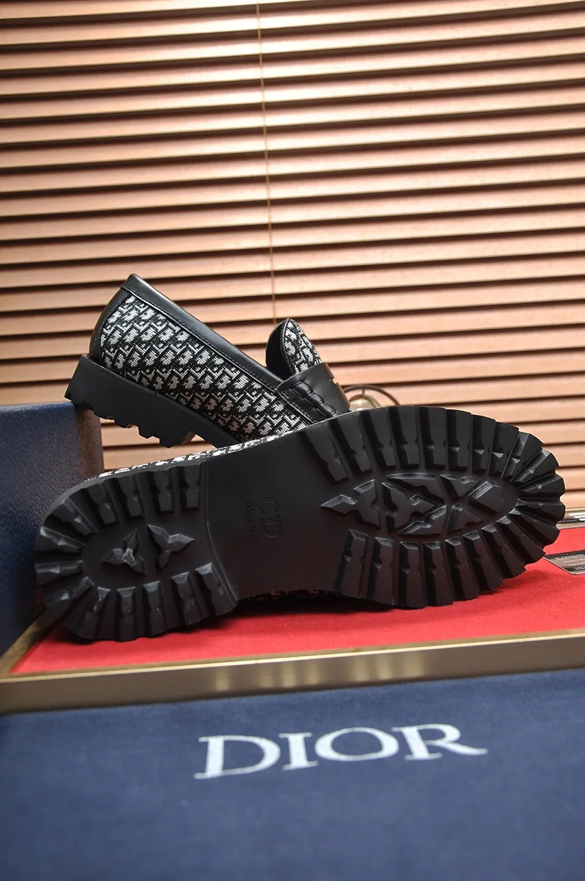 Men's shoes 💰600💶[Dior] (water-dyed cowhide lining) Dior original 1:1 high-quality factory, imported original materials, imported raw cowhide, water-dyed cowhide lining, original TPU outsole, code number: 38-44 (45 customized)